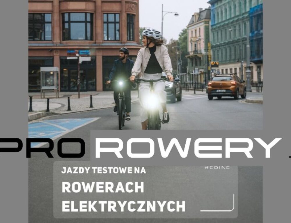 Jazda próbna rowerem elektrycznym w Prorowery – Park Handlowy Marywilska 44