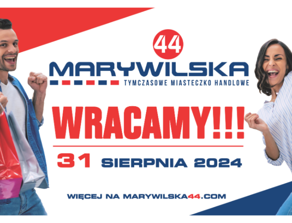 Wracamy do Was 31 sierpnia !