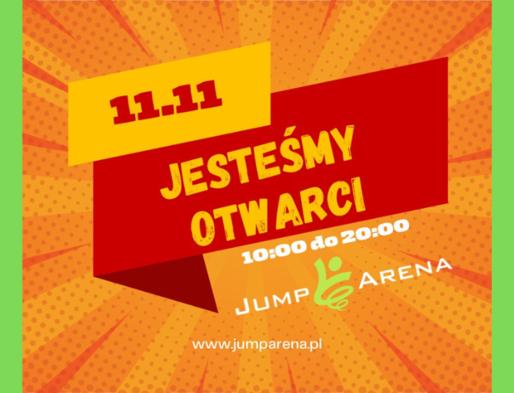 Wskocz 11 listopada do Parku Trampolin Jump Arena